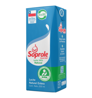 Leche Entera Colación Soprole 200ml