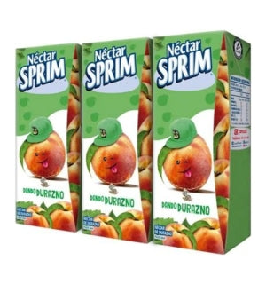 Jugos Colación SPRIM Durazno 190Ml x 24Uni