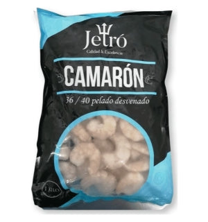 Camarones Jetro Pelados 36-40 1Kg