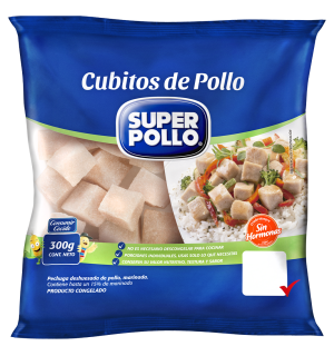 Cubitos de Pollo Super Pollo 300Gr