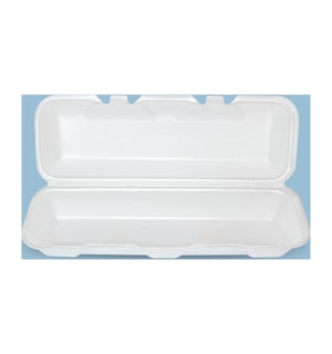 Portacomidas espumado L-1 Blanco paq 200uni