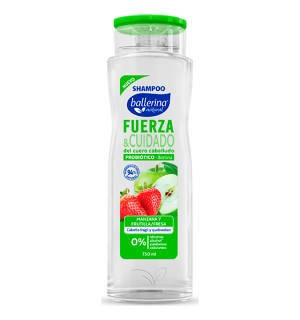 Shampoo Ballerina Fuerza y Cuidado envase 750Ml