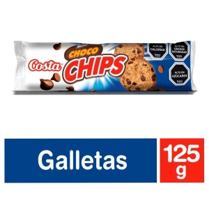 Galleta Costa Choco Chips 125Gr