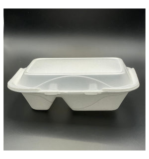 Portacomidas Wave J-2M Blanco con 2 divisiones paq 200uni