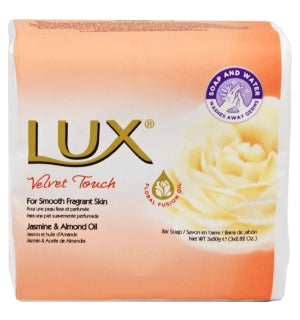 Jabon LUX Velvet Naranja 75gr Pack 3uni