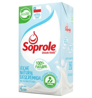 Leche Descremada Soprole 1Lt