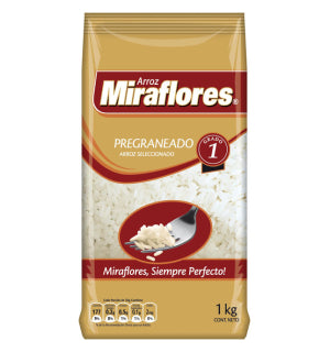 Arroz Miraflores Pregraneado G1 1kg