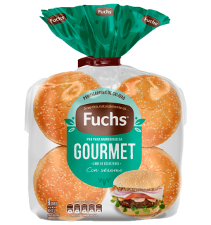 Pan de Hamburguesa Fuchs 650gr (8 unidades)