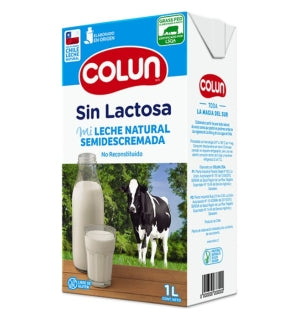 Leche Semidescremada Colun sin Lactosa 1Lt