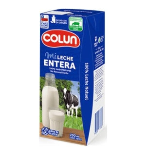 Leche Entera Colación Colun 200Ml x 6Uni (Pack)