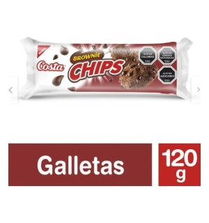 Galleta Costa Brownie Chips 120Gr