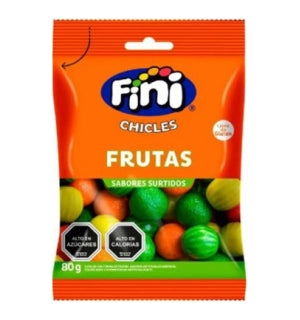 Chicles Fini Frutas 80Gr x 12