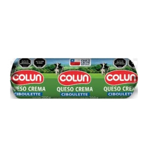 Queso Crema Colun Ciboulette 200Gr