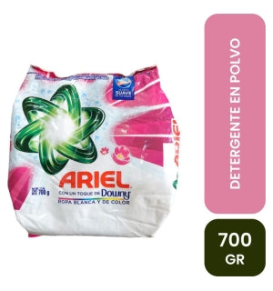 Detergente En Polvo Ariel Downy 700Gr