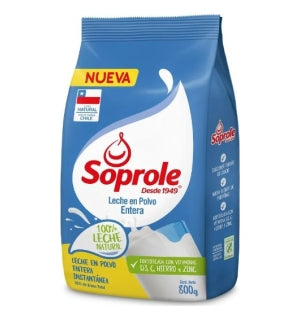 Leche En Polvo Entera Soprole 800Gr