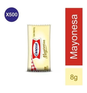 Caja Mayonesa Sachet Carozzi 8Gr X 500 Paq