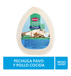 Pechuga Pavo-Pollo Cocida Sopraval 2.2Kg