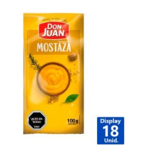 Mostaza Don Juan 100gr x 18Uni