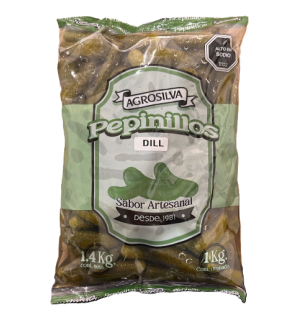 Pepinillo Dill Agrosilva 1.4Kg