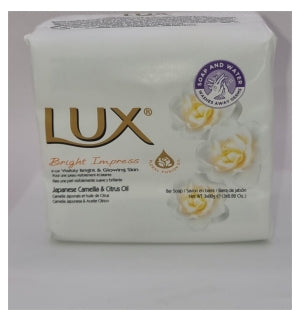 Jabon LUX Impress Blanco 75gr Pack 3uni