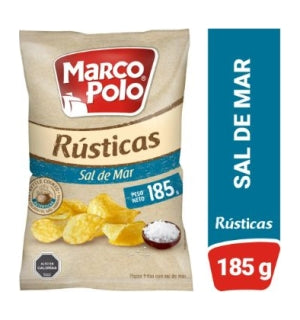 Papas Rusticas Sal De Mar Marco Polo 185gr