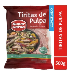 Tiritas de Pulpa de Cerdo Super Cerdo 500Gr