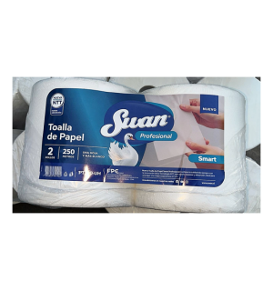 Toalla Suan 250mts x 2 Rollos