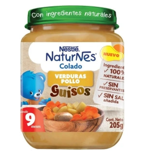 Colado Pollo Con Verduras 205Gr