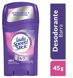 Desodorante Lady Speed Stick Barra Powder Fresh 45Gr