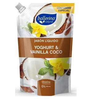 Jabón liquido Ballerina Yogurt y Vainilla Coco 650Ml