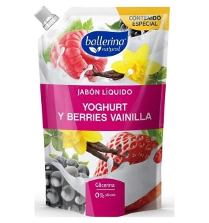 Jabón liquido Ballerina Yoghurt y Berries Vainilla 650Ml