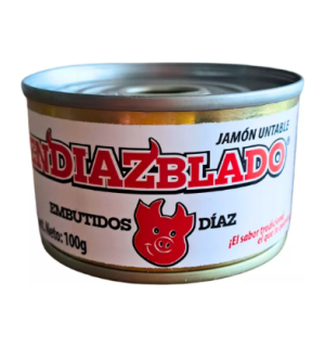Jamon Endiazblado de Embutidos Diaz Lata 100Gr