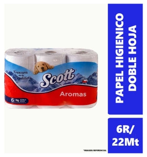 Papel Higienico Scott Aromas 22Mts