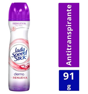 Desodorante Lady Speed Stick Spray Derma Renueva 150Ml