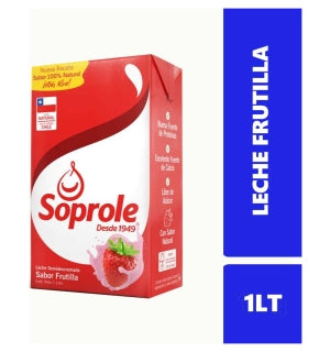 Leche Frutilla Soprole 1lt