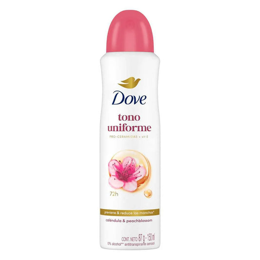 Desodorante Dove Spray Dama Tono Uniforme Ceramidas + Vit E 150Ml