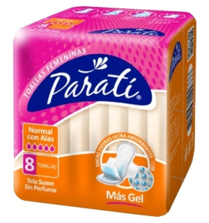 Toallas Sanitarias Para Ti con Alas 8Uni