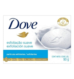 Jabon Dove Barra exfoliante Suave 90gr
