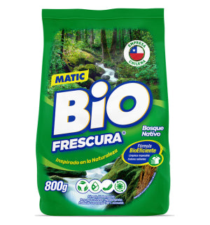 Detergente En Polvo Bio Frescura 800Gr
