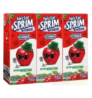 Jugos Colación SPRIM Manzana 190Ml x 24Uni
