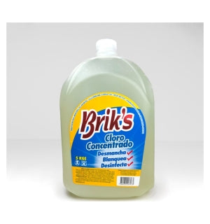 Cloro liquido Briks Bidón 5lts