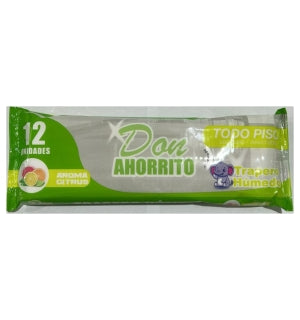 Trapero Húmedo Don Ahorrito Cítrico Paq de 12Uni