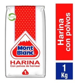 Harina de Trigo Mont Blanc c/polvo 1Kg