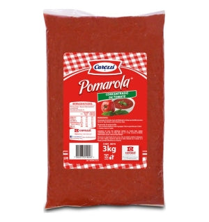 Pasta de Tomate Pomarola Triple Con. Carozzi 3Kg