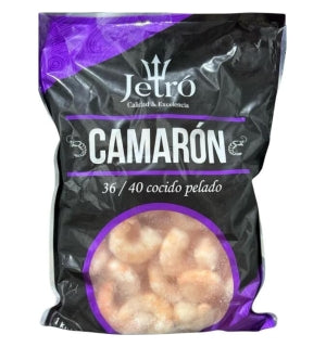 Camarones Jetro Pelados Cocidos 36-40 1Kg