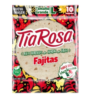 Tortillas Tía Rosa Fajitas 320Gr (10 Unidades)