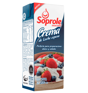 Crema de Leche Soprole 200ml x 6Uni (Pack)