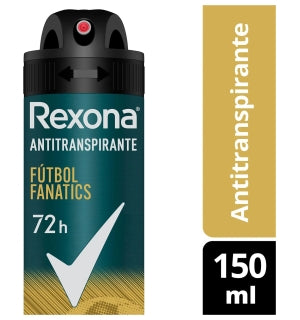 Desodorante Rexona Spray Hombre Futbol Fanatic 150Ml