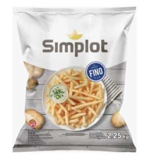 Papas Pre Fritas Simplot 7×7 Bolsa de 2.25KG