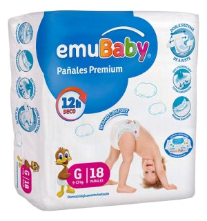 Pañales Emubaby Talla G